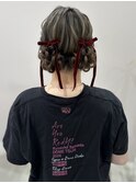 ゆるふわツインお団子
