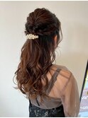 【Louvre】ハーフアップアレンジ/お呼ばれヘア/ヘアセット