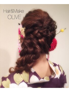 オリーブ(OLIVE) 浴衣アレンジヘアー