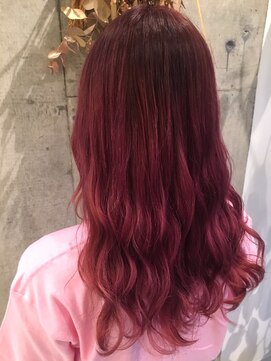 ヘアーデザイン リマ(Hair Design Lima) 『Lima』外国人風ワインレッドカラー