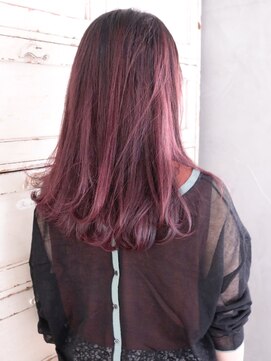 ロリム(RorriM) ダブルカラー ハイライトカラー カシスピンク