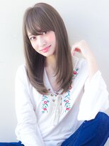 シー バイ ロンド 新宿(Sea by Lond)&nbsp;大人かわいい20代アッシュブラウンストレートヘア☆新宿