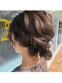 ゆるっとシニオンヘアセット