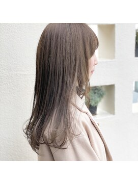 ビール 今泉店(BEER) 【BEER 山崎雄太朗】ブリーチなしで表現!透明感アッシュベージュ