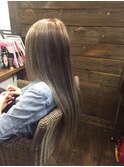 【EIGHT上野】中田　バレイヤージュ×ミルクティーベージュ