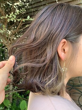 シャル 相模大野(shalu) 【ムラカミ】イヤリングカラー×バイオレット≪shalu相模大野≫