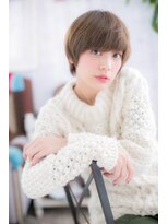 ヘアアンドビューティー ミック(Hair & Beauty miq) 厚めバングで大人かわいい前下がりマッシュウルフa1