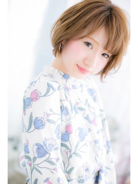 ミック ヘアアンドメイク アップ 駒込店(miq Hair&Make up) 前下がりで小顔♪インナーカラーハイライトボブウルフa1