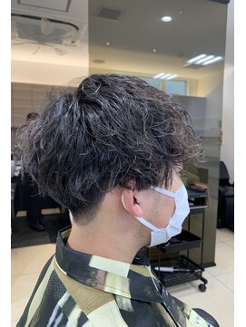 アッシュ 稲田堤店(Ash) 波巻きパーマ×マッシュ