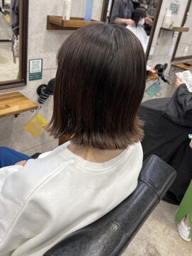 ヘアサロン ドットプラス 町田店(dot. plus) <Insta@s_ym_99_>切りっぱなしボブ/セクションカラー[町田駅]