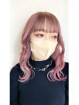 リード バイ ラグーン(LEAD by LAGOON)&nbsp;ベイビーピンク／ラベンダーフレーミング／ケアブリーチカラー