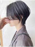 【morio 原宿】大人可愛い　黒髪ショートウルフ　耳かけ