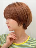 30代40代大人女性/前髪ありショートボブ/ショートヘア/髪質改善