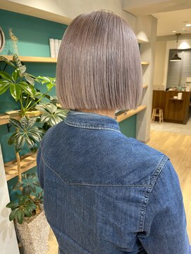 エミス バイ メルト 吉祥寺(emis by melt) 【堀惠】ボブハイトーングレージュベージュ20代30代40代