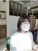 大人ハイライト/シークレットハイライト/抜け感ベージュショート