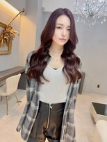 オズ 郡山桑野店(OZ)&nbsp;ベージュグレー黒髪レイヤーくびれヘア小顔10代20代30代40代