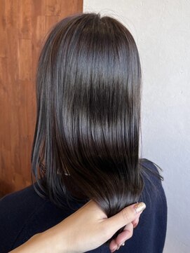 シェール(cher) 韓国レイヤーカット/艶髪シアーブラウン