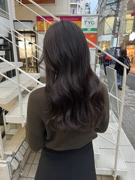 アソビセカンド 原宿(ASOBI 2nd) 前髪/マチルダボブ/ピンクベージュ/インナーグレージュ/ブルー