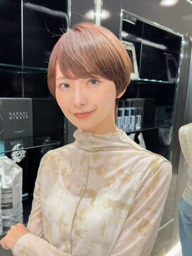 ハルキミナト ジャパン トウキョウ(HARUKI MINATO japan TOKYO) 30代40代50代耳かけショート前髪なしハンサムショートカット