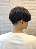 爽やか毛流れパーマ/センターパート【新宿/バーバー/理容室】
