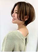 ブリーチなしハイトーン×ショート/韓国風ボブ[仙台]