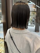 ミィ 表参道(mee.)&nbsp;カール/セミディ/シアーカラー/姫カット/ダークアッシュ