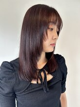 ドルチェ(dolce) 大人レイヤー　ミディアムレイヤー　ウルフ　ピンクラベンダー