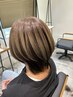 【白髪ぼかし】　カット＋髪質改善カラー＋ハイライト