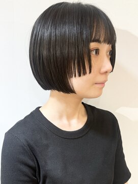 モリオフロムロンドン 原宿本店(morio from London) 【morio原宿】ストレートボブ　前髪あり