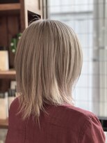 リドルヘアー 石井町店(Riddle HAIR) ミルクティーベージュダブルカラーブリーチインナーカラー