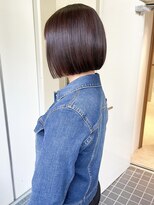 ラミエ バイ メルト 吉祥寺(lamie by melt)&nbsp;"久保田"切りっぱなしあごラインボブストレートヘア