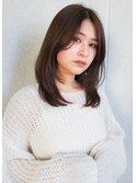 20代30代40代前髪なし大人フェミニンロングレイヤーカット