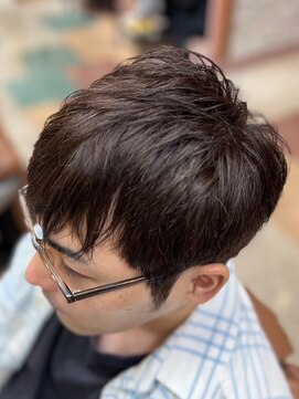 アポロカットステージ 相模大野店 アップバング/ツーブロックマッシュ<理容室>[メンズ/相模大野]