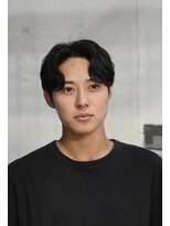 スレイ 西宮(SLAY)&nbsp;カルマパーマ波巻きアップバングツーブロックマッシュ