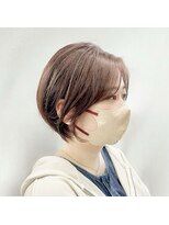 ルアン 上通り(ruen) 丸みショート ショート 絶壁解消 熊本美容室 ruen 右田莉奈