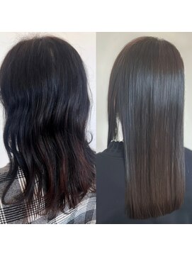 プレジール(Plaisir) 【毛先までしなやかにまとまる】酸熱トリートメント＋カット艶髪