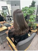 ☆透明感スモーキグレージュ髪質改善レイヤーカットブリーチなし