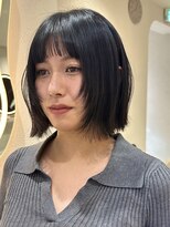 サイン 渋谷(SIGN)&nbsp;20代/透明感カラー/タッセルボブ/レイヤーボブ