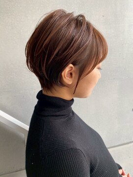 美容室カードル 新小岩店(Cadre) くびれショート/ブリーチなしカラー/艶カラー/新小岩