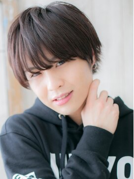 メンズヘア ビーセカンド 草加店(MENS HAIR B-2) 20代30代ダークアッシュクロップメンズショートY草加