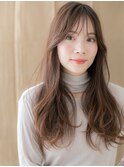 ミルクティーアッシュ韓国風巻き毛先パーマ309W北浦和30代40代