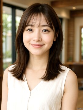 フリック 京都河原町店(FLICK) ★30代/ヘイリーボブ/ハッシュカット/小顔前髪/ココアグレージュ