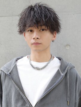 アンサー 渋谷(ANSWER) ツイスパ波巻きマッシュスッキリ色気ヘア