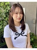 【ミディアム】スタイリングが簡単可愛くなるレイヤースタイル