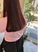 ブリーチなしで育てる赤髪