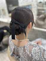 サクララ(Sakura la)&nbsp;シニヨン／結婚式／お呼ばれヘア／二次会へア／ミディアム