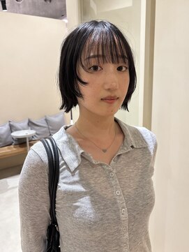 ネロ ヘアサロン ネイビー 渋谷(NERO HAIRSALON NAVY) 【笠井至音】レイヤー　ボブ　ナチュラル　縮毛矯正