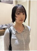【笠井至音】レイヤー ボブ ナチュラル 縮毛矯正