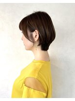 ヘアアンドメイク エジェリ(hair&make egerie) 【シークレットハイライト・オリーブベージュ・耳掛けショート】