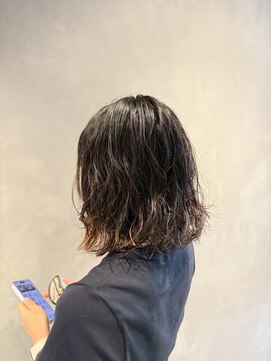 ヘアー ワークス ボナ 前橋店(HAIR WORKS bona.) カジュアルなのに色っぽい◎大人ウェットボブ